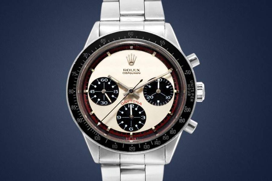 Paul Newman Daytona, Reference 6241, circa 1968 To be offered in the first sale, open for bidding 1-8 April (est. HKD 1-2m / USD 129,000 – 258,000)