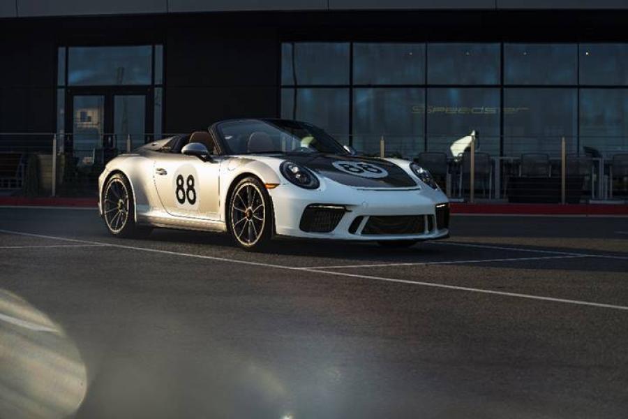 Porsche 911 Speedster, front (Credit - Courtesy of Porsche Cars North America)