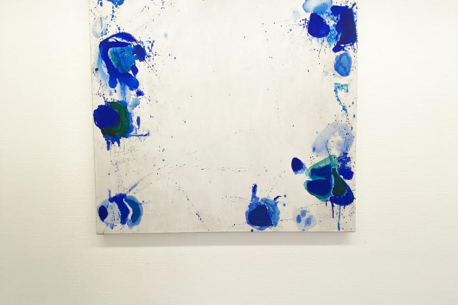 Sam Francis (1923-1994) Blue 3, 1960 Oel auf Leinwand, 100 x 81 cm