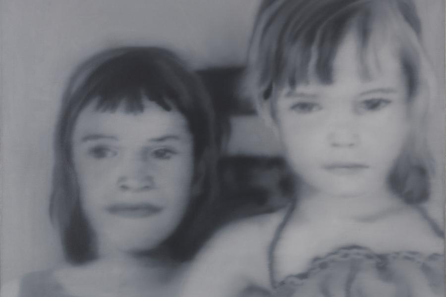 217 GERHARD RICHTER Christiane und Kerstin, 1968. Öl auf Leinwand Schätzung: € 600.000 Ergebnis: € 2.625.000