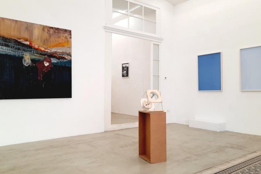 Abb.: Installation Shot "Great Acceleration", Galerie Reinthaler, 2021