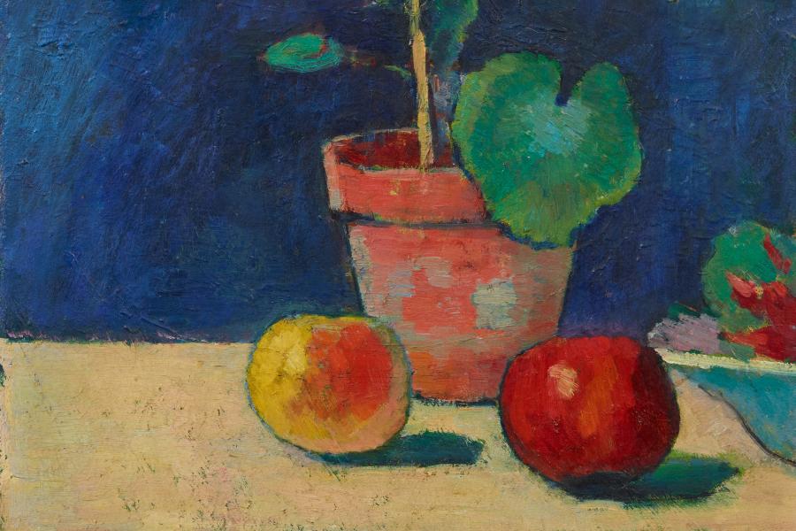 Alexej Jawlensky (1867 – 1941)  Geranien | Um 1907 | Öl auf Karton | 49,5 x 37,5 cm Ergebnis: 232.200 Euro