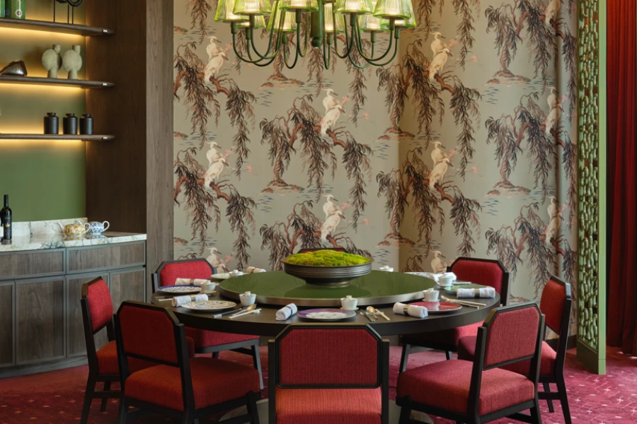 Andre Fu Studio - Andaz Singapore - 5 on 25 - Emerald and Ruby Dining Room - Combined