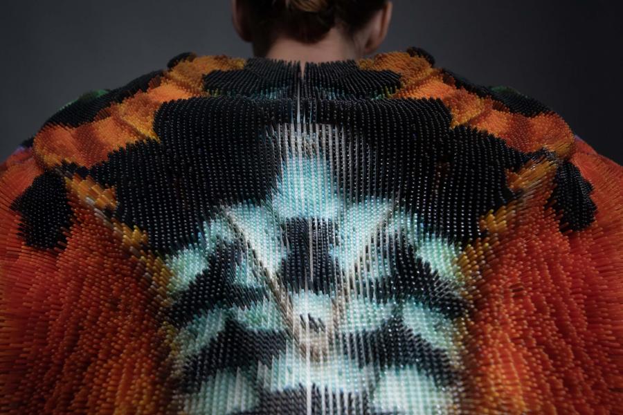 Julia Koerner, Setae Jacket for Chro-Morpho, Collection by Stratasys, 2019 © Ger Ger