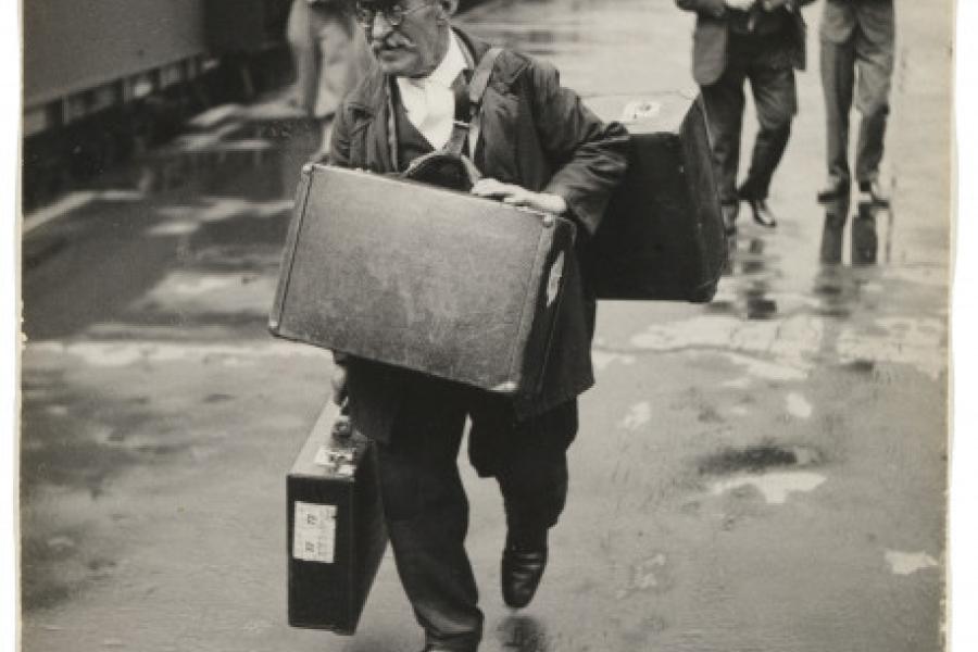 Friedrich Seidenstücker, Berlin, Stettiner Bahnhof, 1930  Stiftung Ann und Jürgen Wilde, Bayerische Staatsgemäldesammlungen, München, © Bayerische Staatsgemäldesammlungen, München