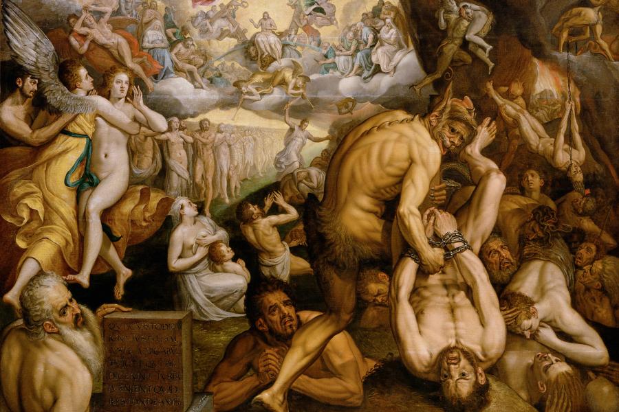 Frans Floris, Das Jüngste Gericht, 1565 Leinwand, 162 × 220 cm Kunsthistorisches Museum Wien, Gemäldegalerie © KHM-Museumsverband