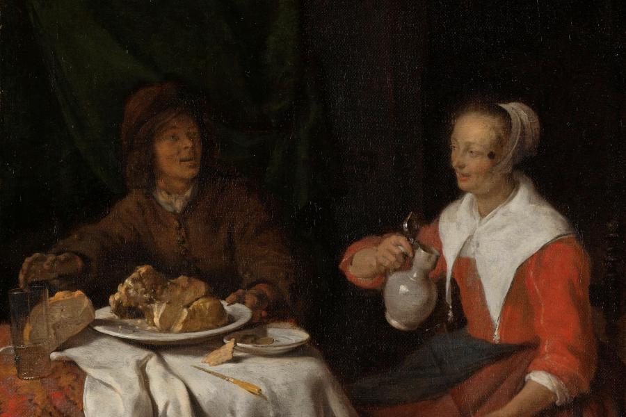 Man and Woman at a Meal, Gabriël Metsu, 1650 - 1660. Purchase 1809