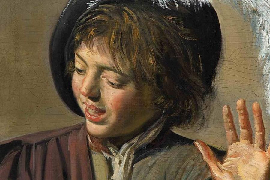 Frans Hals, Singender Knabe mit Flöte, Detail, um 1627 © Staatliche Museen zu Berlin, Gemäldegalerie / Christoph Schmidt