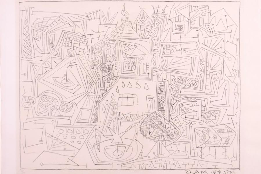 Pablo Picasso, Jardins à Vallauris, 1953, Lithographie, 57 x 77 cm