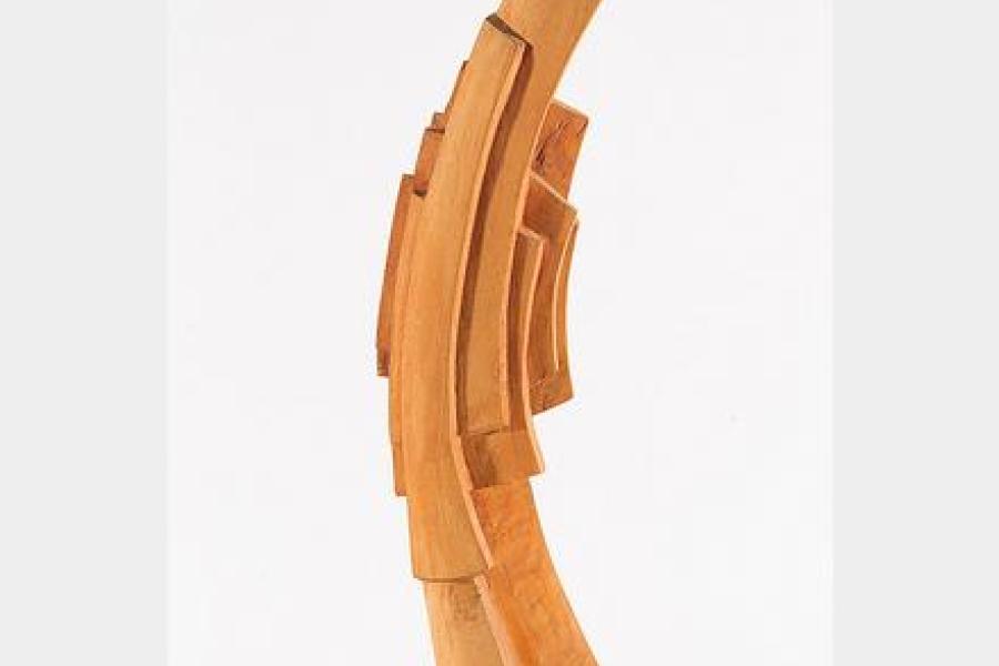 482 OTHMAR JAINDL Holzskulptur Holz, bemalt, 64,5 x 16 x 8 cm   Startgebot: €600