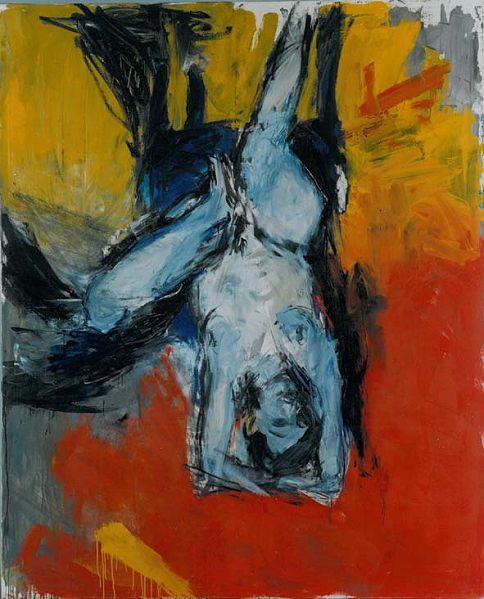 Georg Baselitz (*1938) Elke 1, 1976 © Georg Baselitz; Privatbesitz, Hamburg; Hamburger Kunsthalle/bpk Photo: Elke Walford