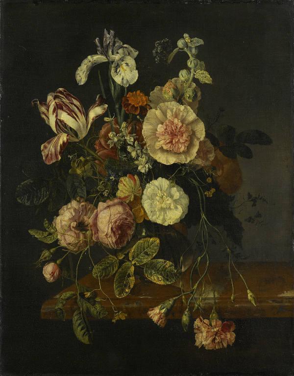 Jacob van Walscapelle, Still life with flowers, c. 1670-1727