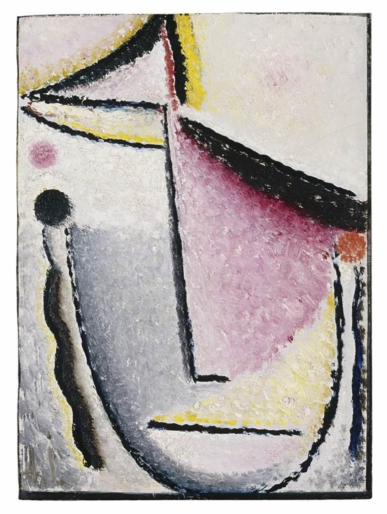 Alexej Jawlensky, Abstrakter Kopf: Sinnend, erzielter Preis € 398.300