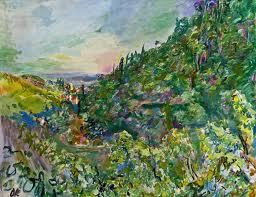 Oskar Kokoschka - Blick auf Rapallo