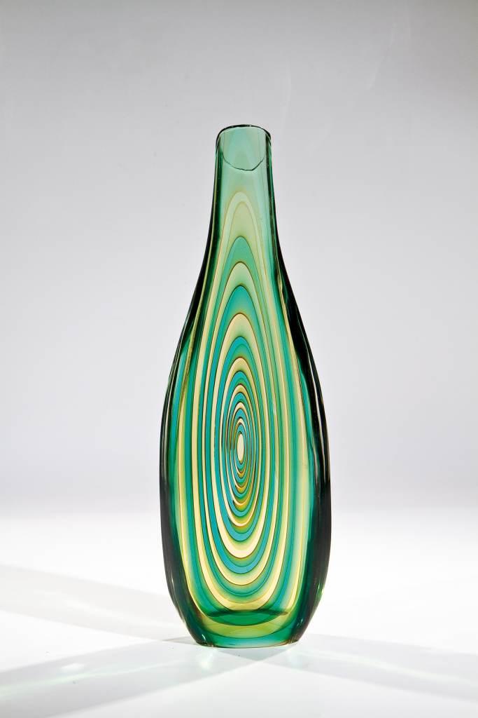 Seltene und bedeutende Vase "Siderale", Flavio Poli (Entwurf), 1952. H. 31,2 cm (6770-27)