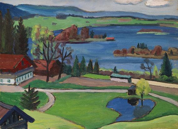 Gabriele Münter - Murnauer Landschaft