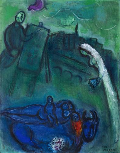 Marc Chagall, Le Pont Neuf Courtesy of Hammer Galleries, New York