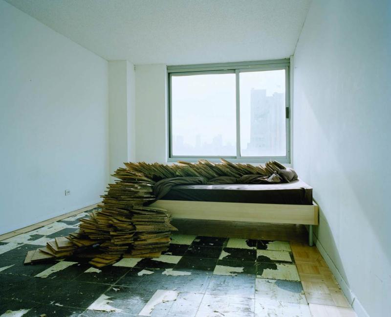 Michael Strasser aus: "Woodworks, O.T. (repose)", 2010 C-Print, 103 x 128 cm