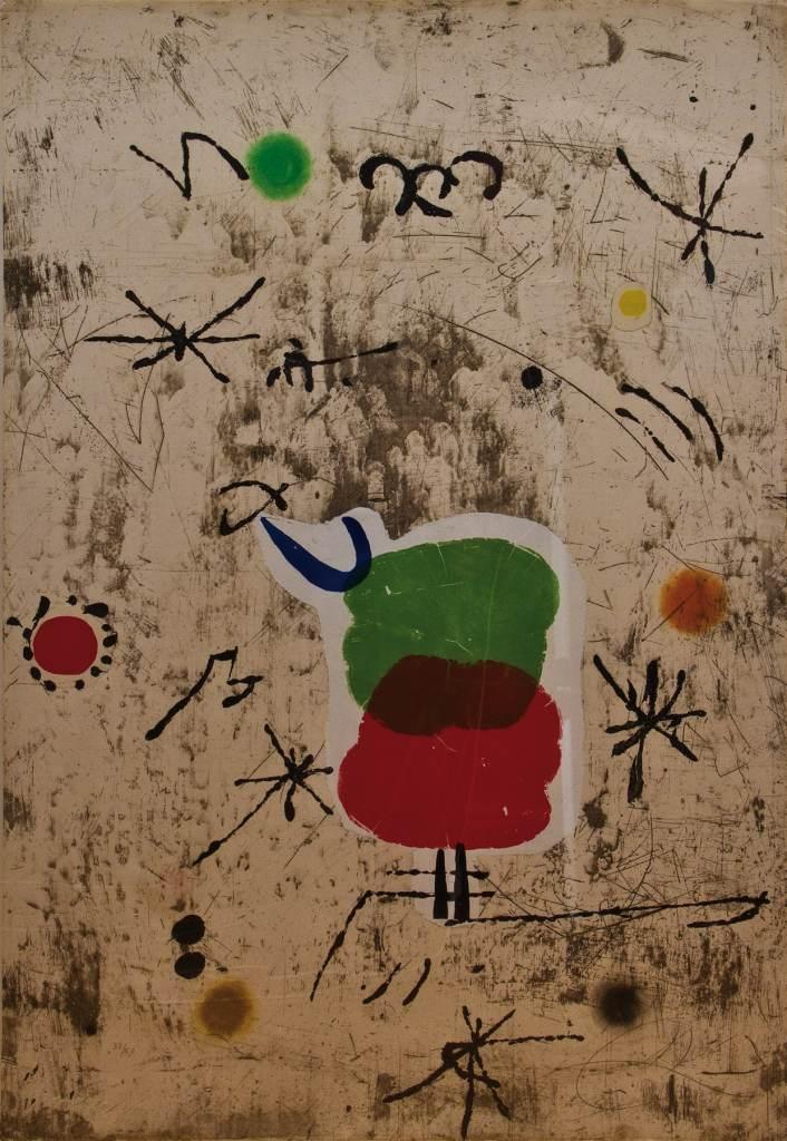 Joan Miró, „Persontage i Estels I“, Taxe 1979, 3.000 - 5.000 € (7185-18)