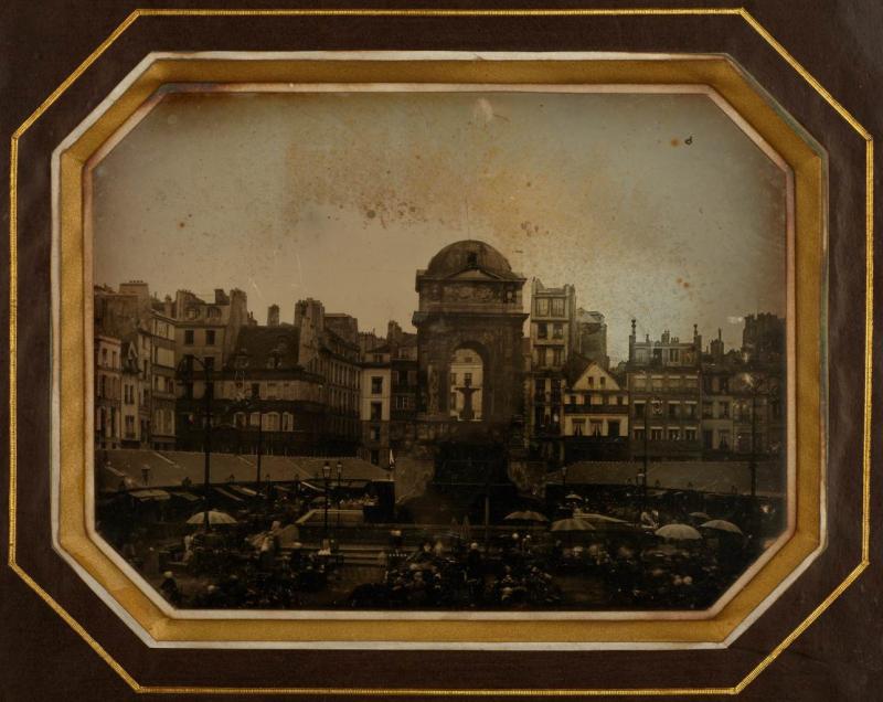 Jean Baptiste Louis Gros (1793–1870) zugeschrieben 'La Fontaine et le marché des Innocents', © WestLicht Photographica Auction