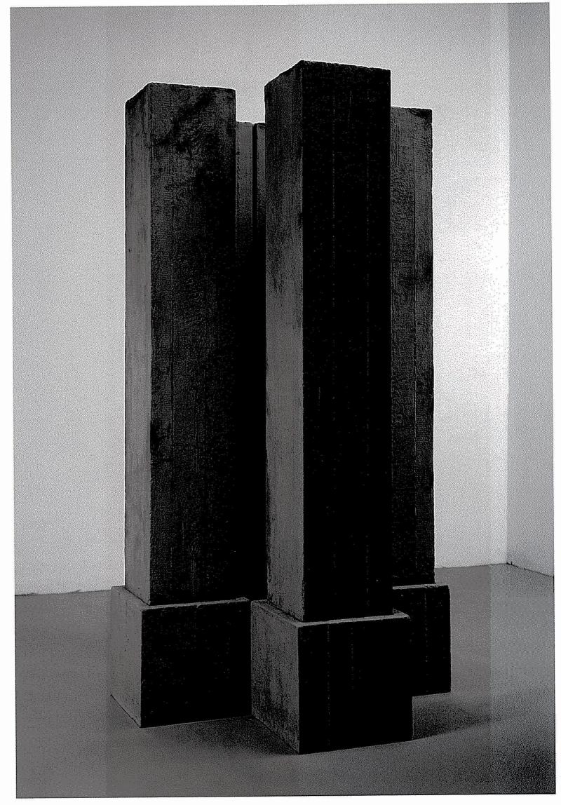 Michelangelo Pistoletto, Colonne di cemento (Concrete Columns), 1965  vier Betonelemente, © Cittadellarte Fondazione