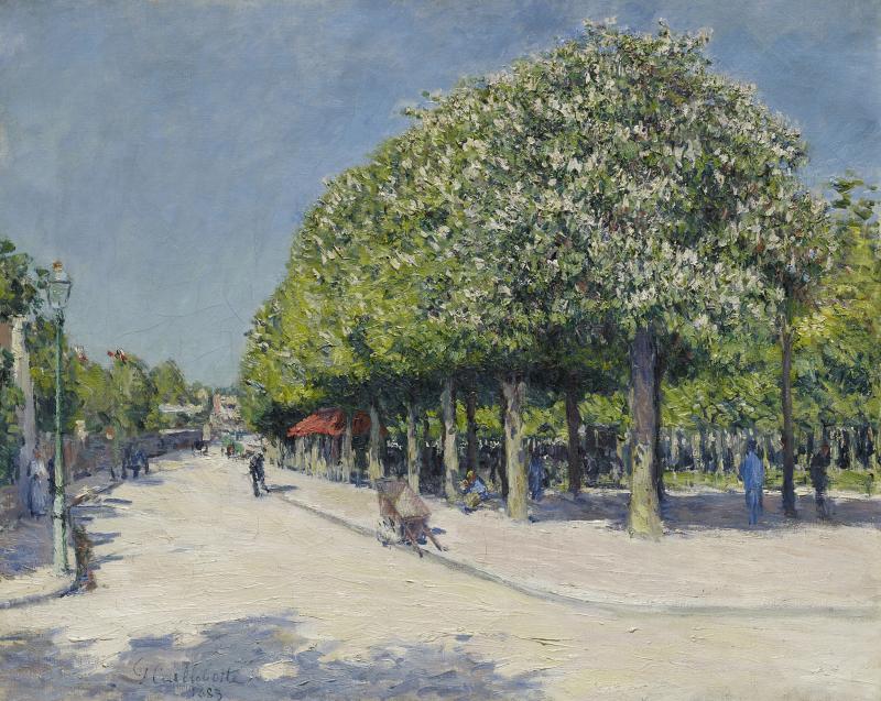 Das Werk des Impressionisten Gustave Caillebotte zeigt eine Strassenszene im Jahr 1883.