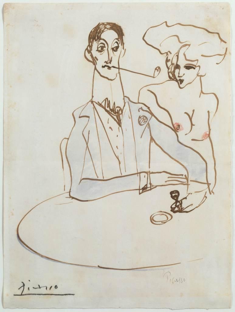 Pablo Picasso Au café, 1900 Albertina, Wien - Dauerleihgabe der Sammlung Forberg © Succession Picasso/ VBK, Wien 2011