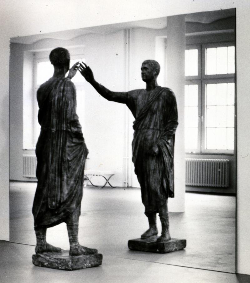 Michelangelo Pistoletto (*1933) L’Etrusco, 1976 Gips, Farbe, Spiegel, Installationsmasse Installationsmasse variabel Courtesy Sammlung Goetz Foto: Victor Dahmen, Köln