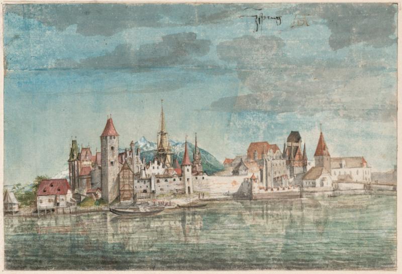 Albrecht Dürer Innsbruck von Norden, um 1496 Albertina, Wien