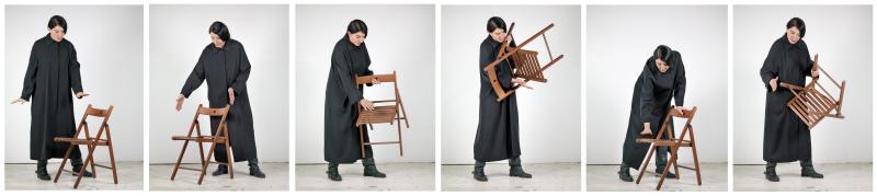 Marina Abramović Measuring the Heat of Objects, from the series ''With Eyes Closed I See Happiness'', 2012 Polyptych; six color, fine art pigment prints 60 x 45 cm each © Marina Abramović Courtesy Marina Abramović Archives