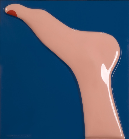 Tom Wesselmann Seascape (Foot) 1967 37 x 33,5 cm Siebdruck auf Plexiglas, Ed. 101, galerie-klimczak.com