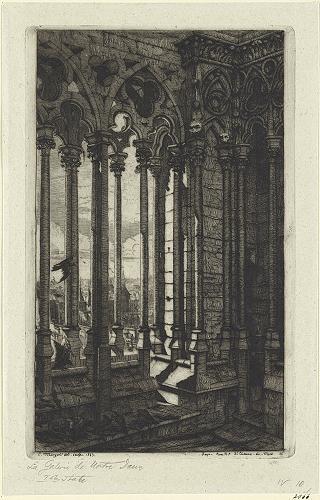 Charles Meryon (1821-1868) La Galerie de Notre-Dame, 1853 Radierung, 283 x 175 mm © Hamburger Kunsthalle/bpk Photo: Christoph Irrgang