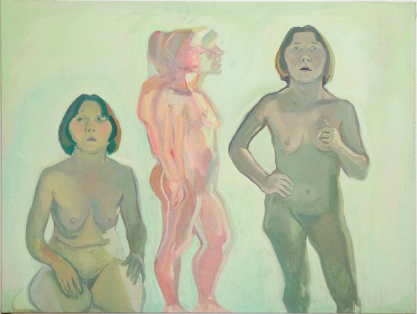 Maria Lassnig, Dreifaches Selbstporträt/New Self, 1972 Courtesy der Künstlerin