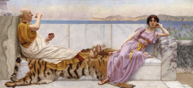 John William Godward (1861 - 1922) Eighty and Eighteen, 1888, erzielter Preis € 268.700