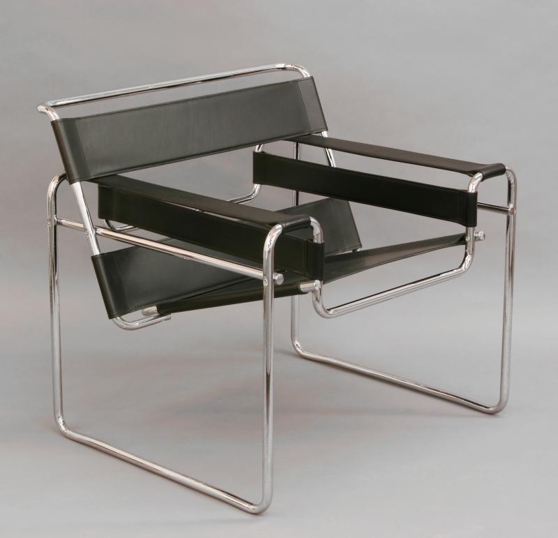 Wassily-Stuhl, B3, Entwurf: Marcel Breuer, 1925, Linea Classica 1998, Zuschlag inkl. Aufgeld 300 €