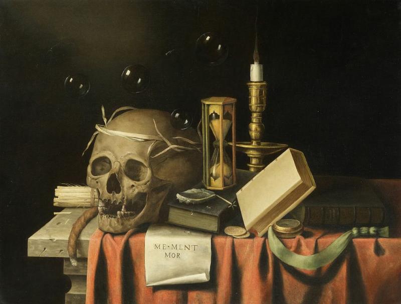 Fans van Everbroeck  Memento Mori | Öl auf Leinwand  58,5 x 76,5cm  Ergebnis: 17.500 Euro