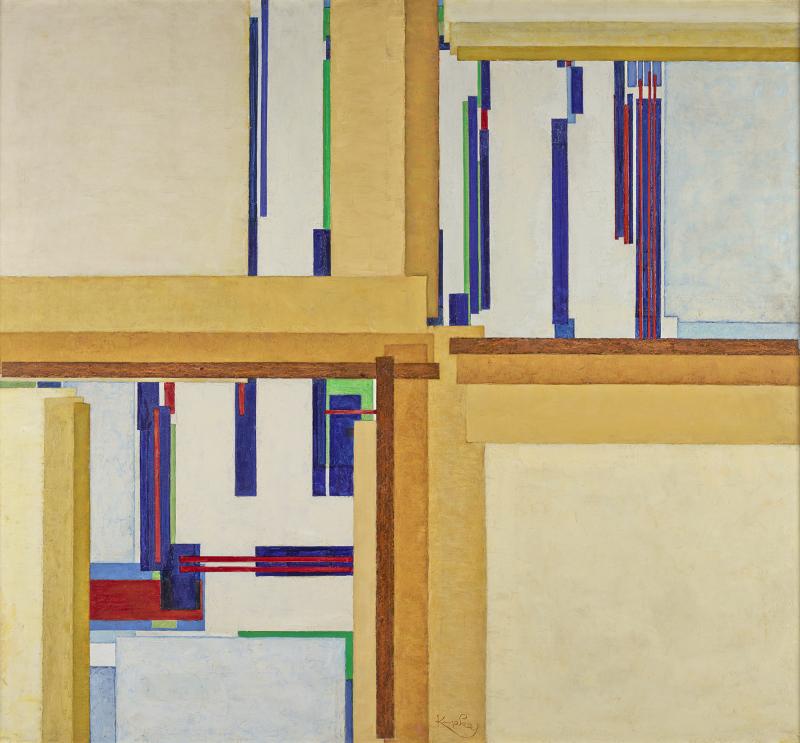 František Kupka Serie C VIII, 1935-1946 Öl auf Leinwand 97 × 105 cm Dauerleihgabe im Belvedere © Thyssen-Bornemisza Collections © VBK, Wien, 2013