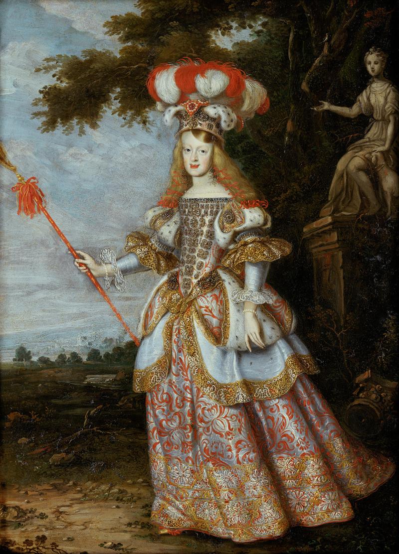 Infantin Margarita Teresa (1651-1673), Kaiserin, im Theaterkostüm (1.4 MB) Jan Thomas (Ypern 1617 – 1678 Wien) 1667 33,3 x 24,2 cm © KHM mit MVK und ÖTM