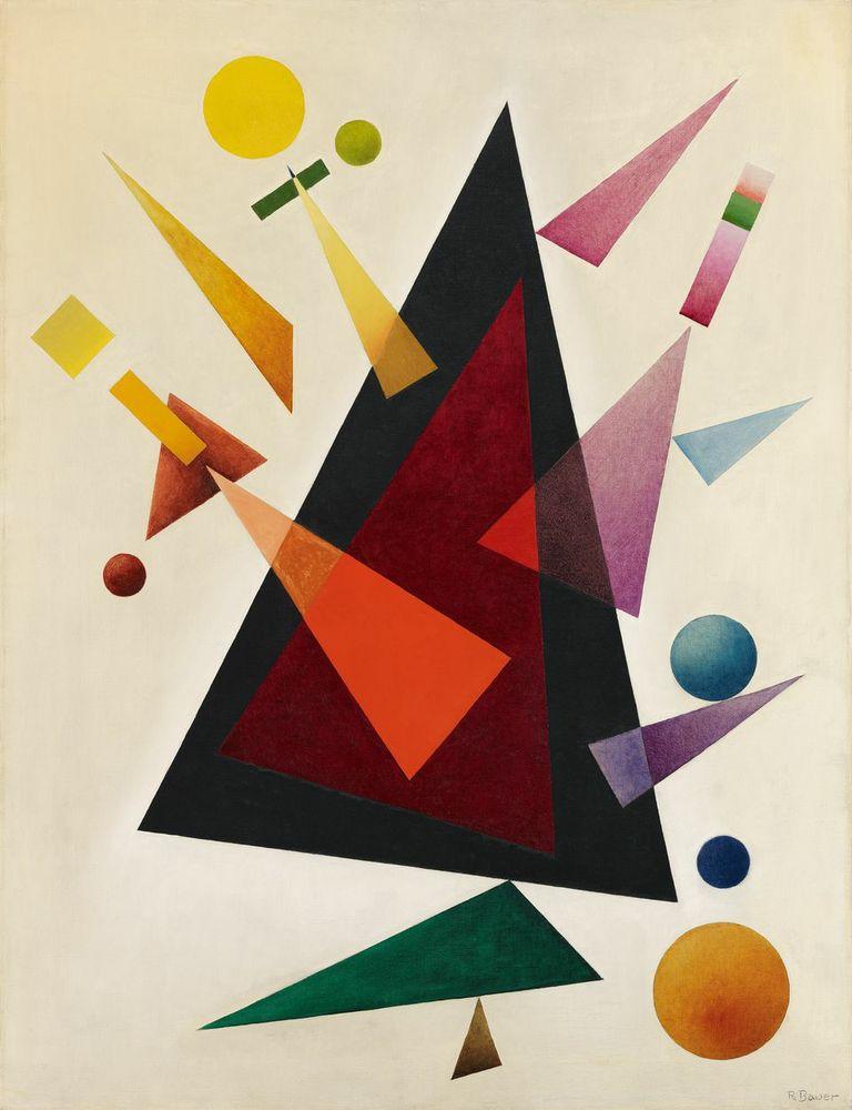 Rudolf Bauer  Triangles | 1938  Öl auf Leinwand | 130 x 100cm  Ergebnis: 375.000 Euro