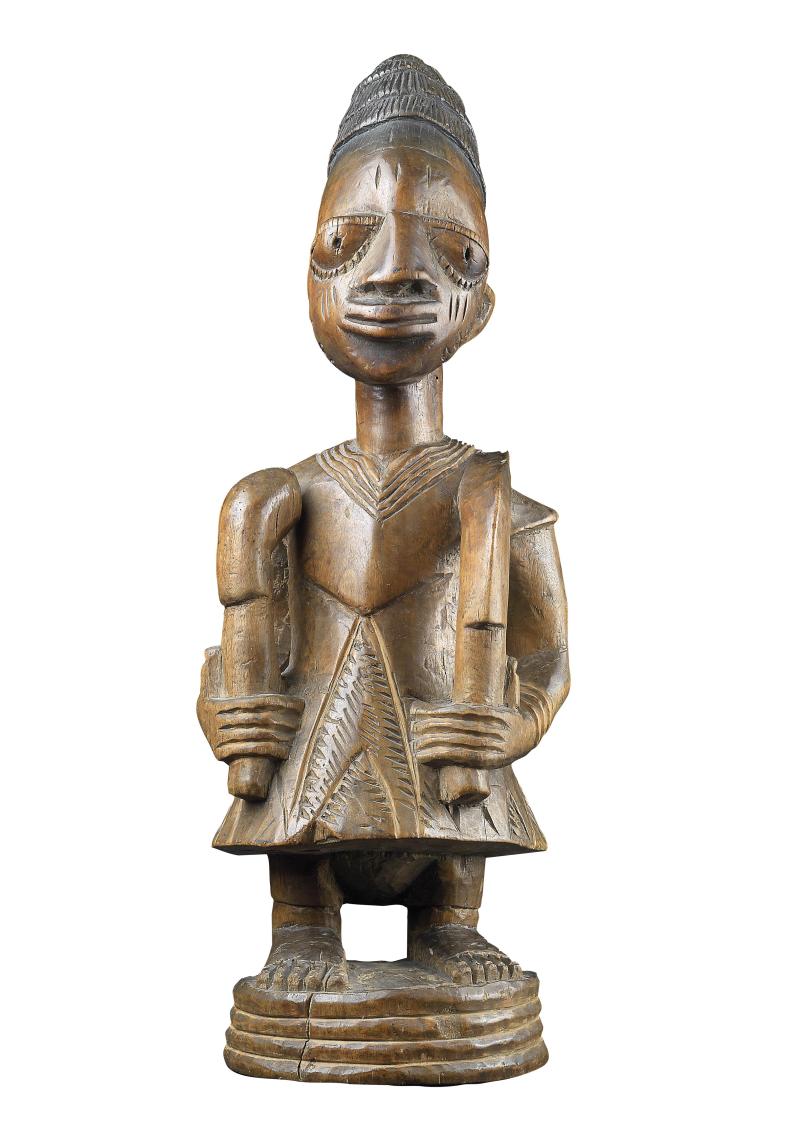 Lot Nr. 61 Yoruba, Nigeria: Große bedeutende Schreinfigur des Gottes Eshu Schätzwert € 28.000 - 30.000