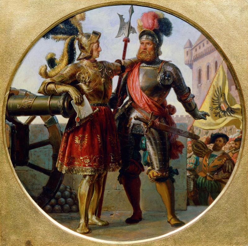 Kaiser Maximilian I. und Georg von Frunsberg (2.9 MB) © Belvedere