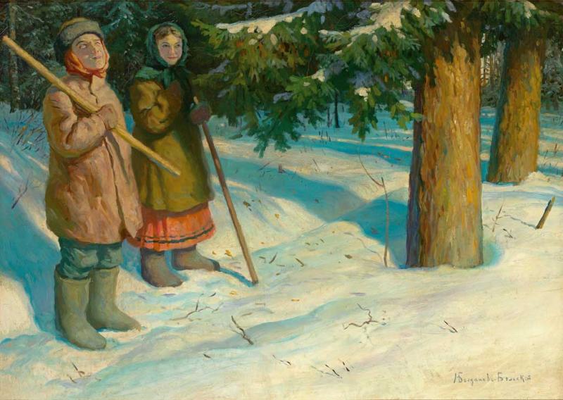 Nikolaj Petrovic Bogdanov-Bel'skij (1868 Sitiki  - 1945 Berlin) Ausruf: 8.000 € Ergebnis: 9.600 €