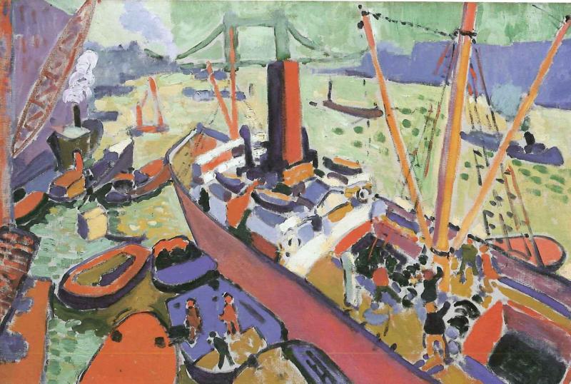 André Derain The Pool of London, 1906/07 Tate: Presented by the Trustees of the Chantrey Bequest 1951