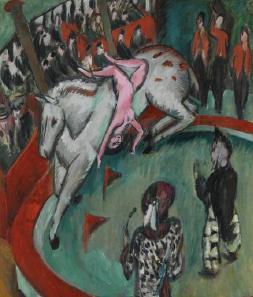 Ernst Ludwig Kirchner, Circus, 1913 Öl auf Leinwand, 119,8 x 99,8 cm © Bayerische Staatsgemäldesammlungen, Sammlung Moderne Kunst in der Pinakothek der Moderne, München