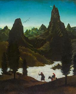 533 – Franz Sedlacek, „Flucht nach Ägypten“, 1927, verkauft: € 75.600,-