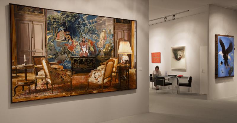 A work by Jan Worst at TEFAF 2013, in the stand of Sperone Westwater Photo: Harry Heuts