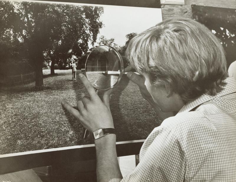 David Hemmings in Blow Up (Regie: Michelangelo Antonioni), 1966  film still   Foto: Arthur Evans, Privatsammlung Wien, Courtesy: Neue Visionen Filmverleih GmbH