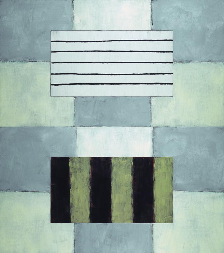 Sean Scully (geb. 1945) Lucia, 1992/96, Öl/Leinwand, 254 x 223,5 cm, Schätzwert € 600.000 - 900.000 Auktion 20. Mai 2014