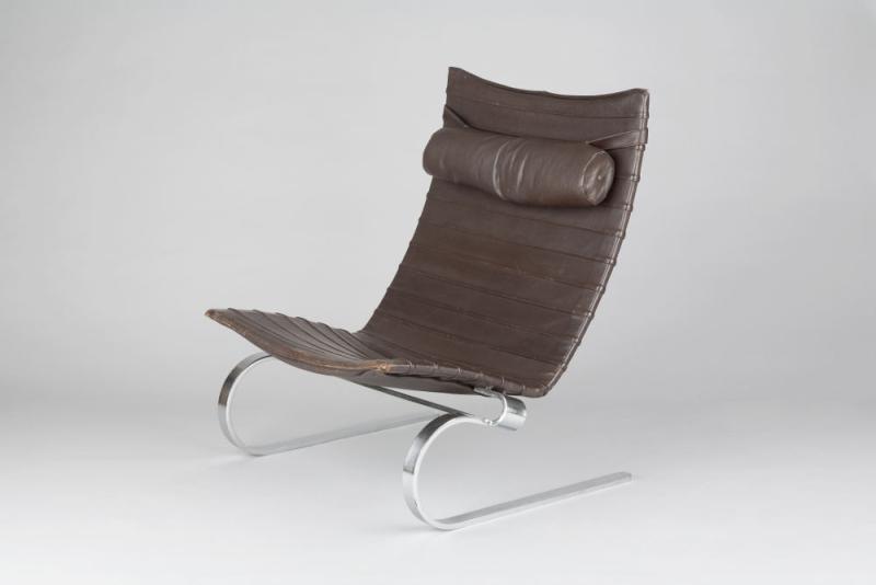 ‚Lounge Chair PK20‘ des Designers Poul Kjaerholm aus Dänemark.