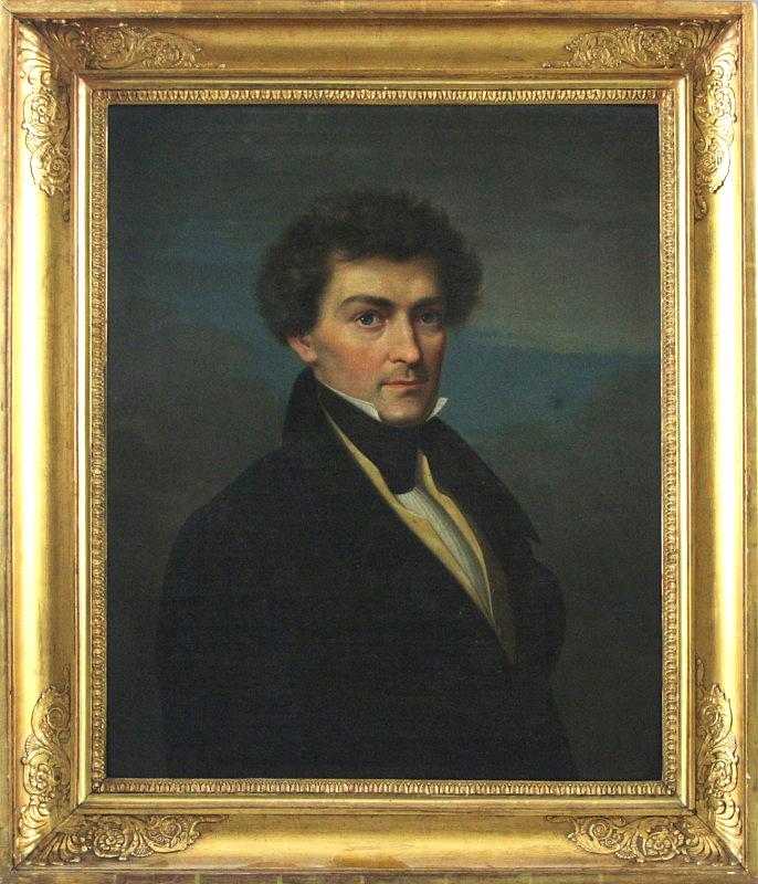 Nr. 131 - Nachlass Samuel Thomas Soemmerring (1755 - 1830): Joseph Karl Stieler (1781 - 1858) - Öl auf Leinwand, "Bildnis des Wilhelm Detmar Soemmerring (1793 - 1871)"  Limit: 12.000,00 EUR